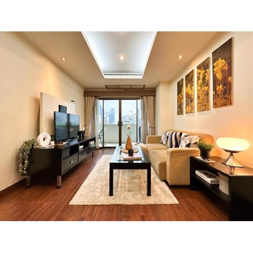 Vibrant Modern 57 SQM - Ultra Fast WiFi - BTS Thonglor