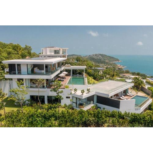 Villa Amylia, full service with world-class seaview