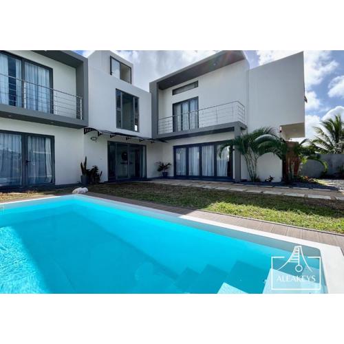 Villa Cottage avec piscine privée, 4 chambres, 25 min Grand Baie