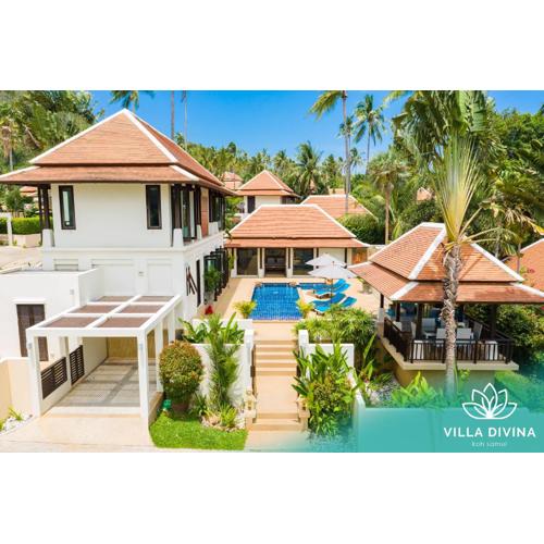 Villa Divina - Stunning Pool Villa 3 Mins Walk to Beach
