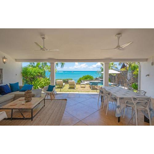 Villa La HOULE- beachfront,private pool,3 bedrooms