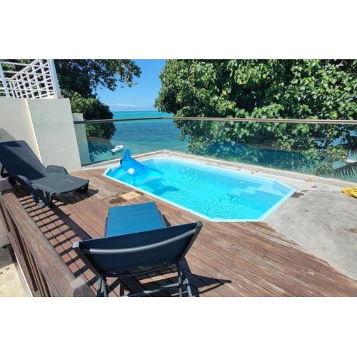 Villa la Perléatim, piscine privée, vue sur le lagon