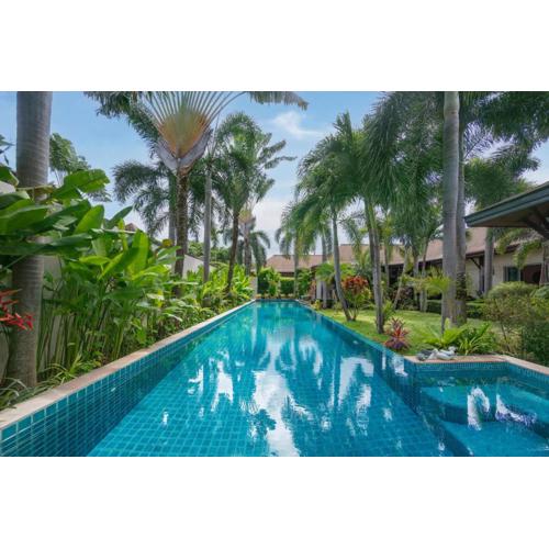 VILLA LETI Luxury Private villa with 22 meters private pool Kokyang Estate 3 min to Naiharn Beach