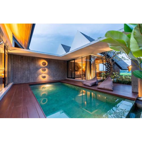 Villa Padi - Breathtaking Design with Pool & Ricefield Views