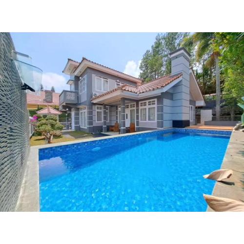 Villa puncak bogor di kota bunga 4 kamar ada kolam