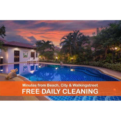 Villa Sabai, minutes to the Beach and City Pattaya