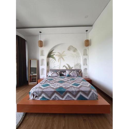 villa sawah kolam renang privat