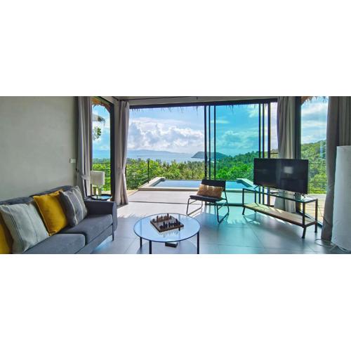 Villa Wao - Luxury, Privacy, Pool, Sea View in Koh Phangan