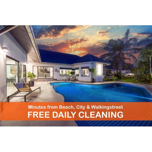 Villa Waree minutes from the city and beach