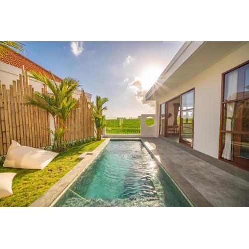 Villa Wilma - 3BR villa, ricefield & sunset view, near beach