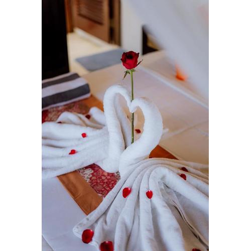 villa with rice field views in ubud