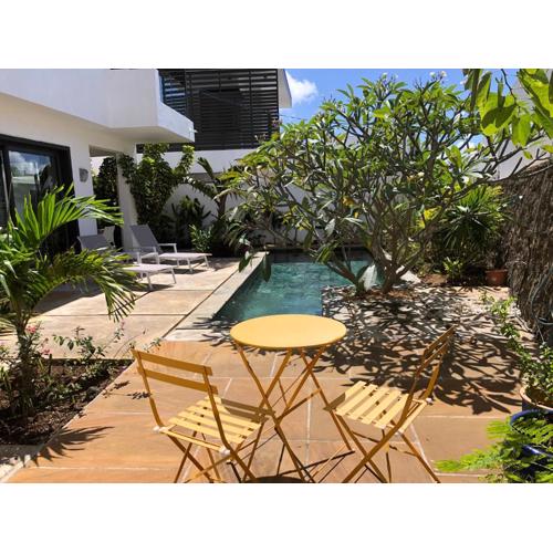 Villalina : Cosy, piscine privée, proche Grand Baie et plages