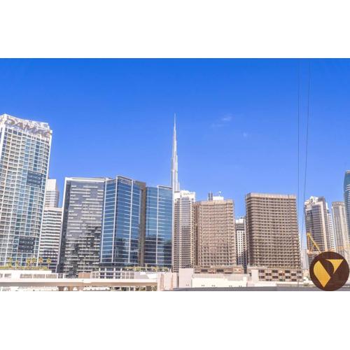 Vogue with Big Terrace and Full Canal View, Partial Burj Khalifa View located Business Bay, Marasi Drive - Mayfair Residence