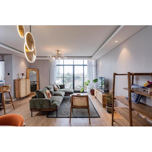 Volaire Luxury 2-Bedroom, Rooftop Swimming Pool, Gym, Workspace - Wonderiss Homes Westlands Living