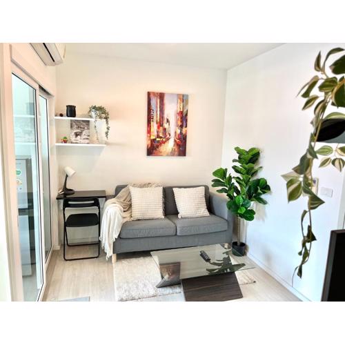 Walk 1 min BTS Talat Phlu ,City&Culture Blend ,Free WiFi