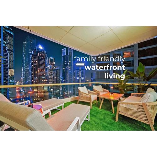 Walk to JBR - Free Baby Gear - Marina View 2BR with Terrace