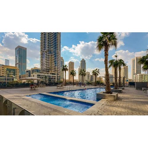 Walk to JBR Beach - Luxe 3BR with Marina & Sea Views