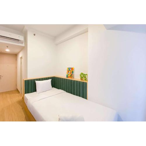 Warm and Minimalist Studio Tokyo Riverside PIK 2 Apartment By Travelio