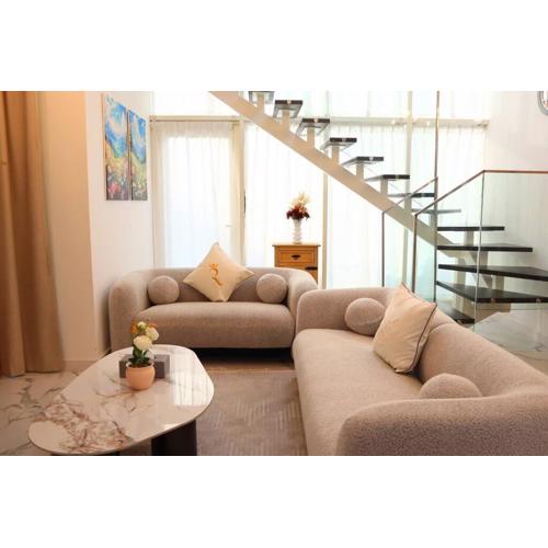Warmcloud 2BR Oasis Home in Masdar - Relaxing Stay Near Masdar Park & City Centre
