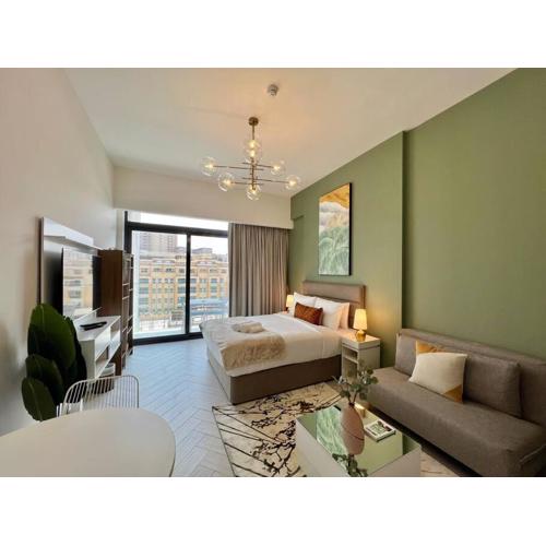 Waves - Ideal Dubai Retreat, Elegant Studio in Oxford 212