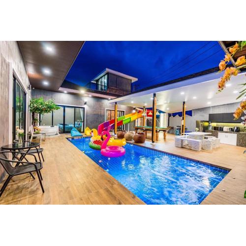 White Cloud & Brown Sand Luxury Pool Villa Cha-Am