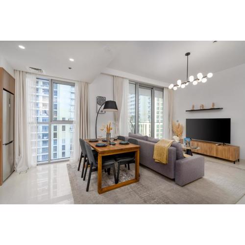 White Sage Sun and Sand 1BR at Beach Isle Emaar BeachFront