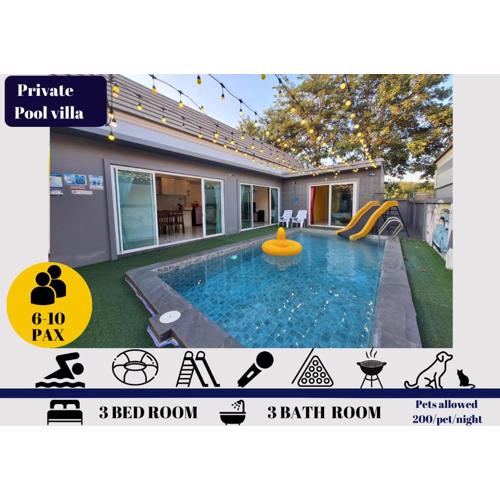 Wow Hua-Hin Pool Villa from beach 4km