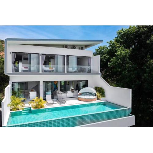 X Villa Luxury Bophut 3BR Seaview Pool Villa