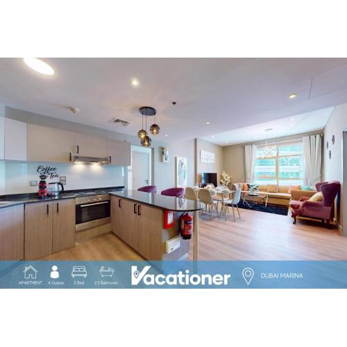 Yacht Bay - Vibrant Two Bedroom in Dubai Marina
