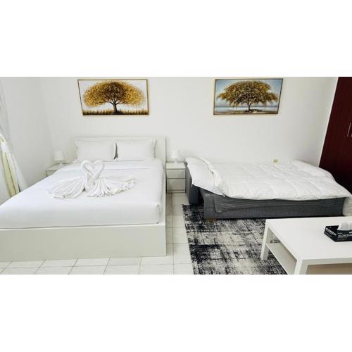 Z01 Furnished Studio Garden view International city