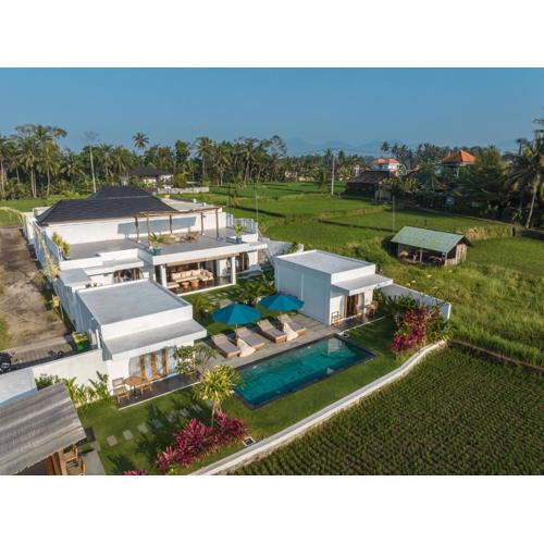 Zango - Fieldside Luxe 4BR Villa in Ubud