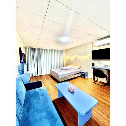 ZonaBobo Retro Blue Colorful By Belgareti